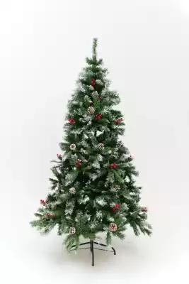 Новогодняя елка 240P,  зеленый с ягодами.